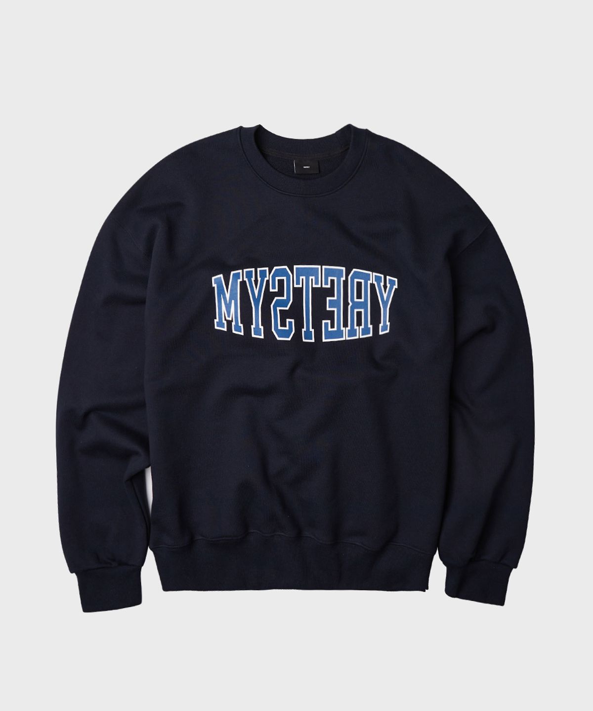 더블유엠씨(WMC) MYSTERY LOGO 스웻셔츠_NAVY