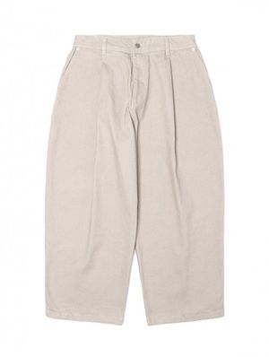 원 턱 와이드 팬츠 [LT-BEIGE](UY8LP04_23)