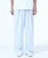 원턱 와이드 트레이닝 스웨트 팬츠 - 화이트 멜란지