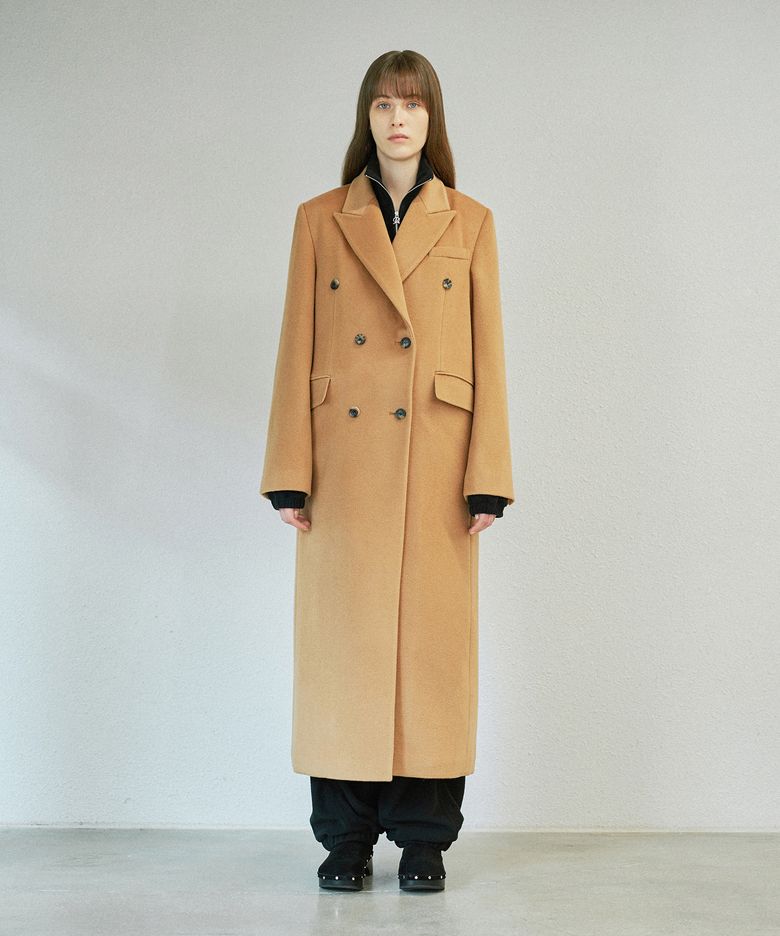 DOUBLE TAILORED COAT (camel)