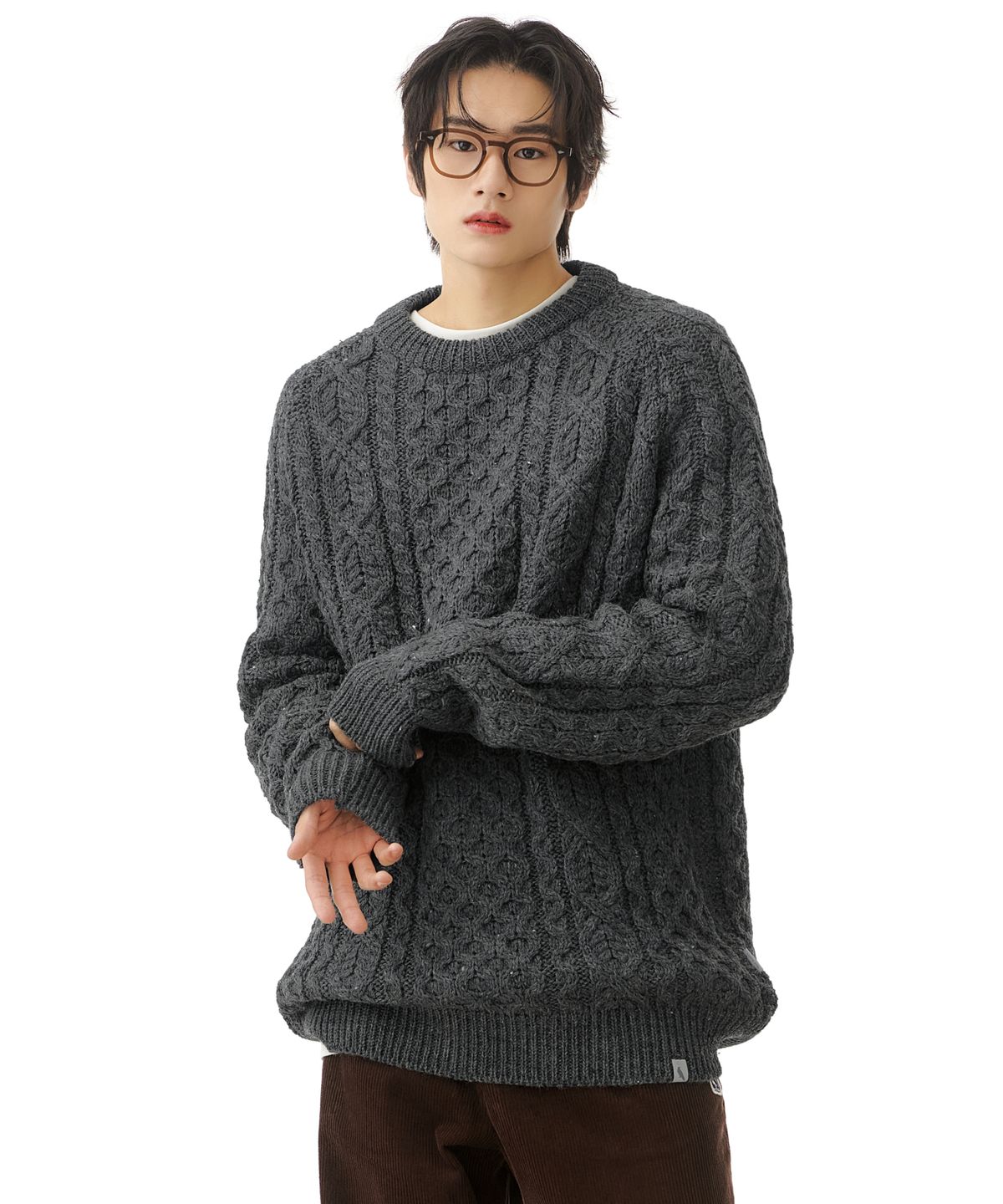 페레그린(PEREGRINE) 허드슨 아란 점퍼 니트 님부스 / WJ 5740