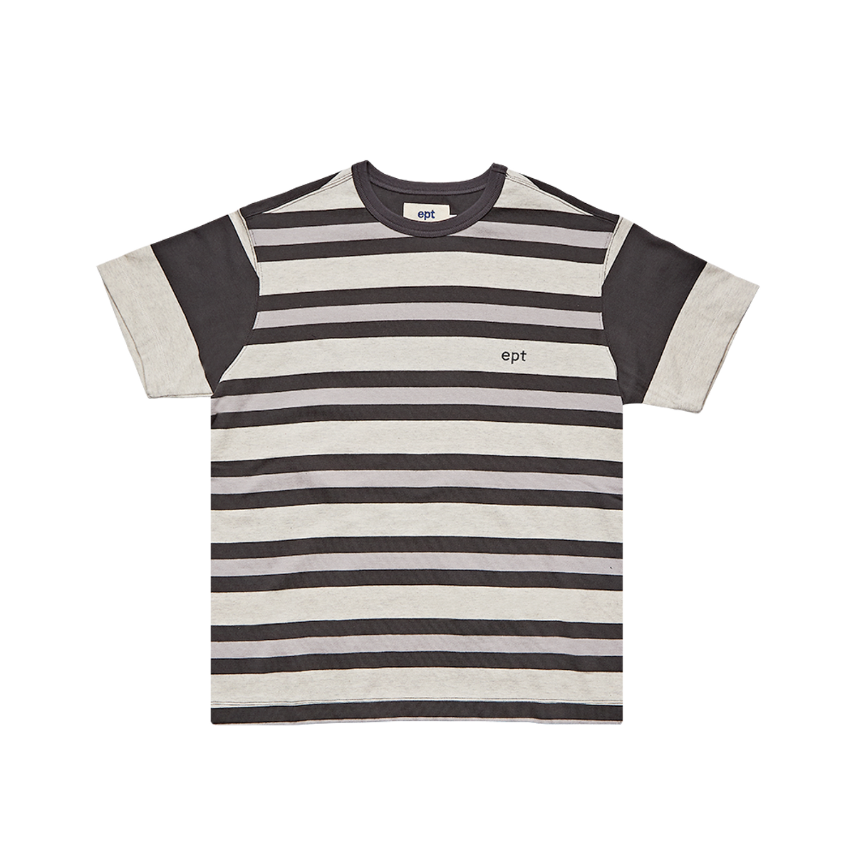 이피티(EPT) STRIPE T-SHIRT (GREY)