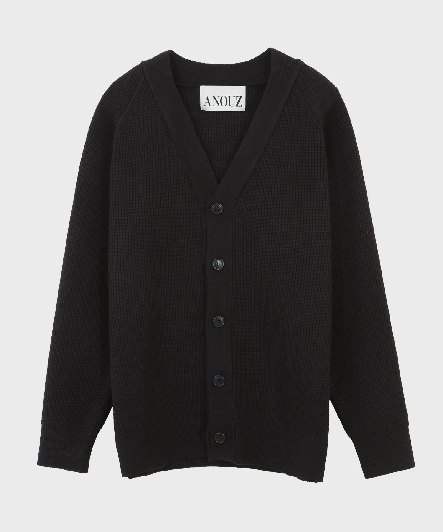 MUSINSA公式 | ANOUZ マレ レグランカーディガン ブラック
