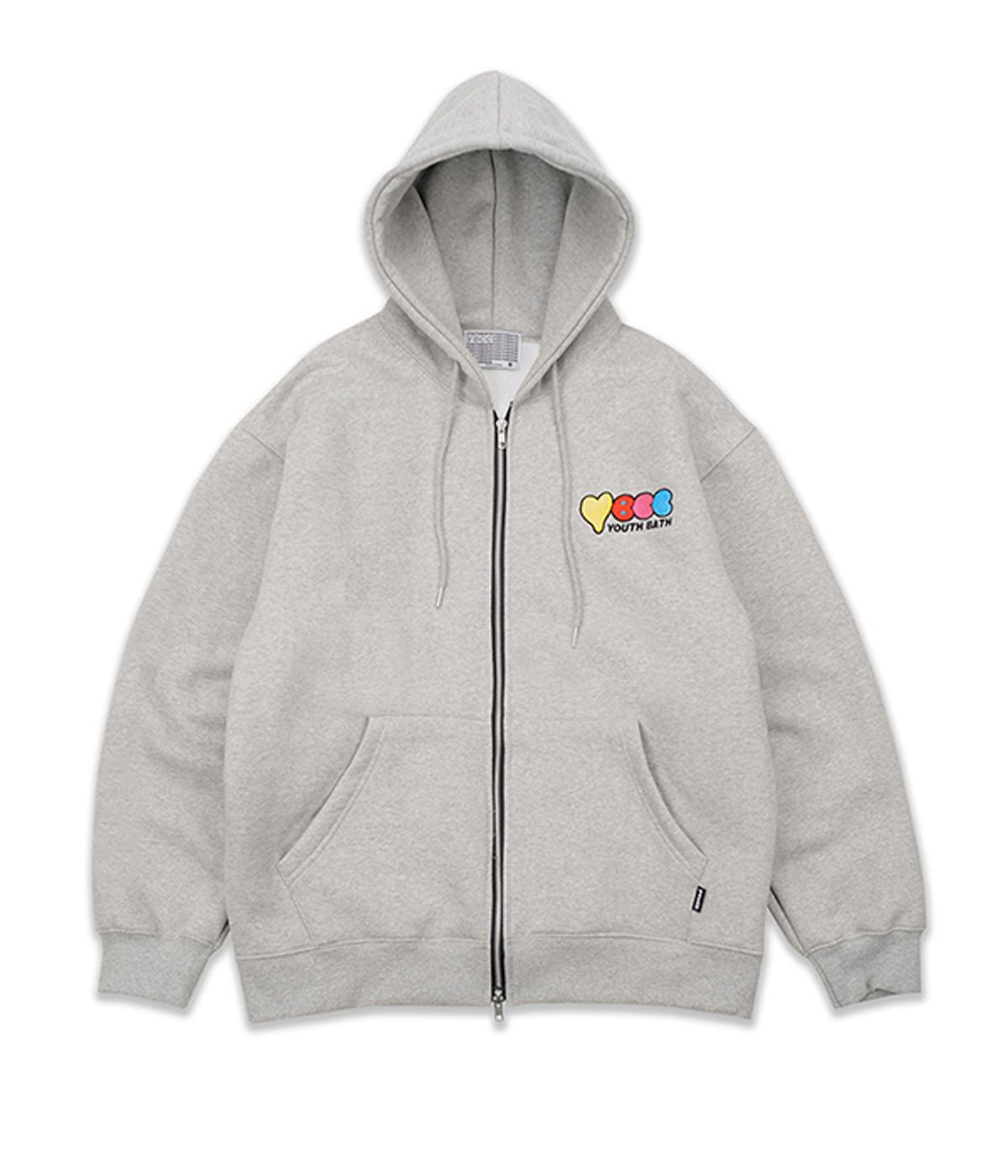 유쓰배쓰(YOUTHBATH) YBCC ZIP-UP HOODIE_GREY