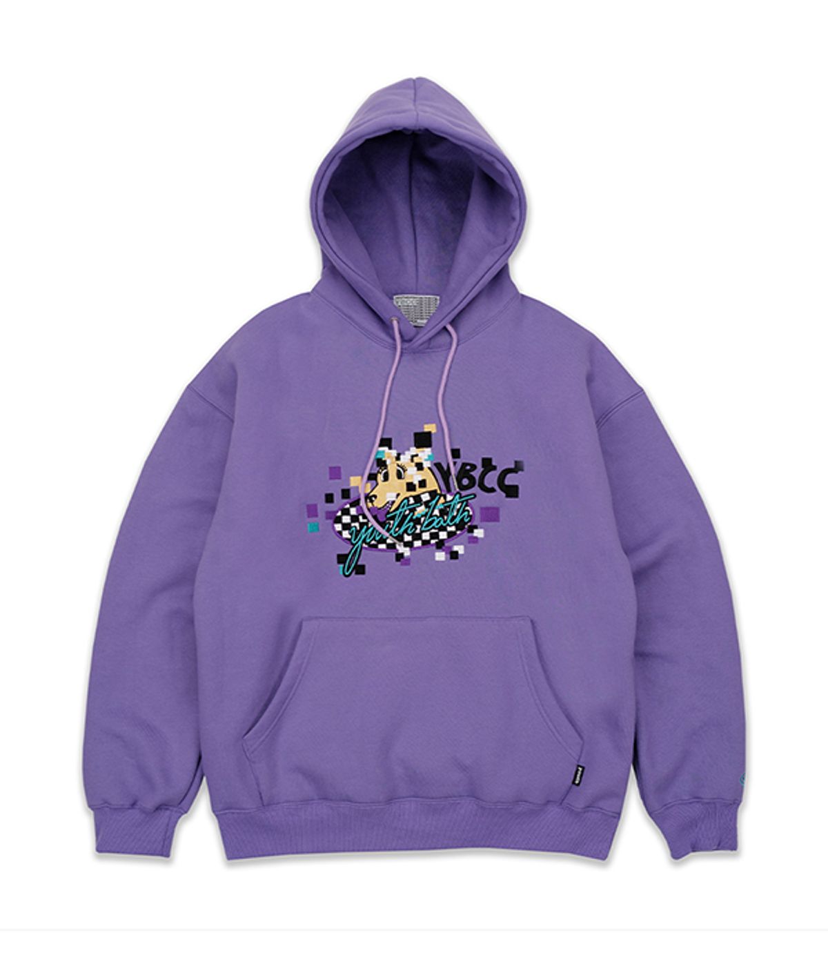 유쓰배쓰(YOUTHBATH) Doggy Graphic Hoodie_Purple