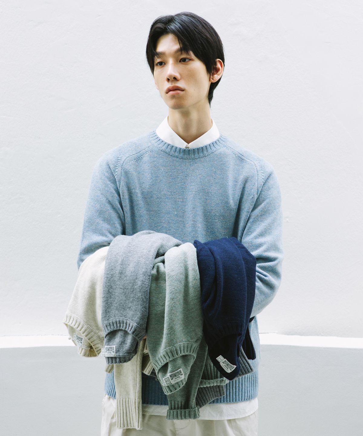 빅유니온(BIG UNION) SADDLE ROUND KNIT / 5 COLOR