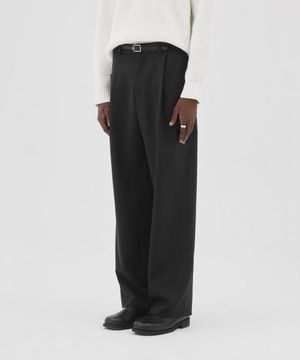 빅 포켓 와이드 슬랙스 (차콜)