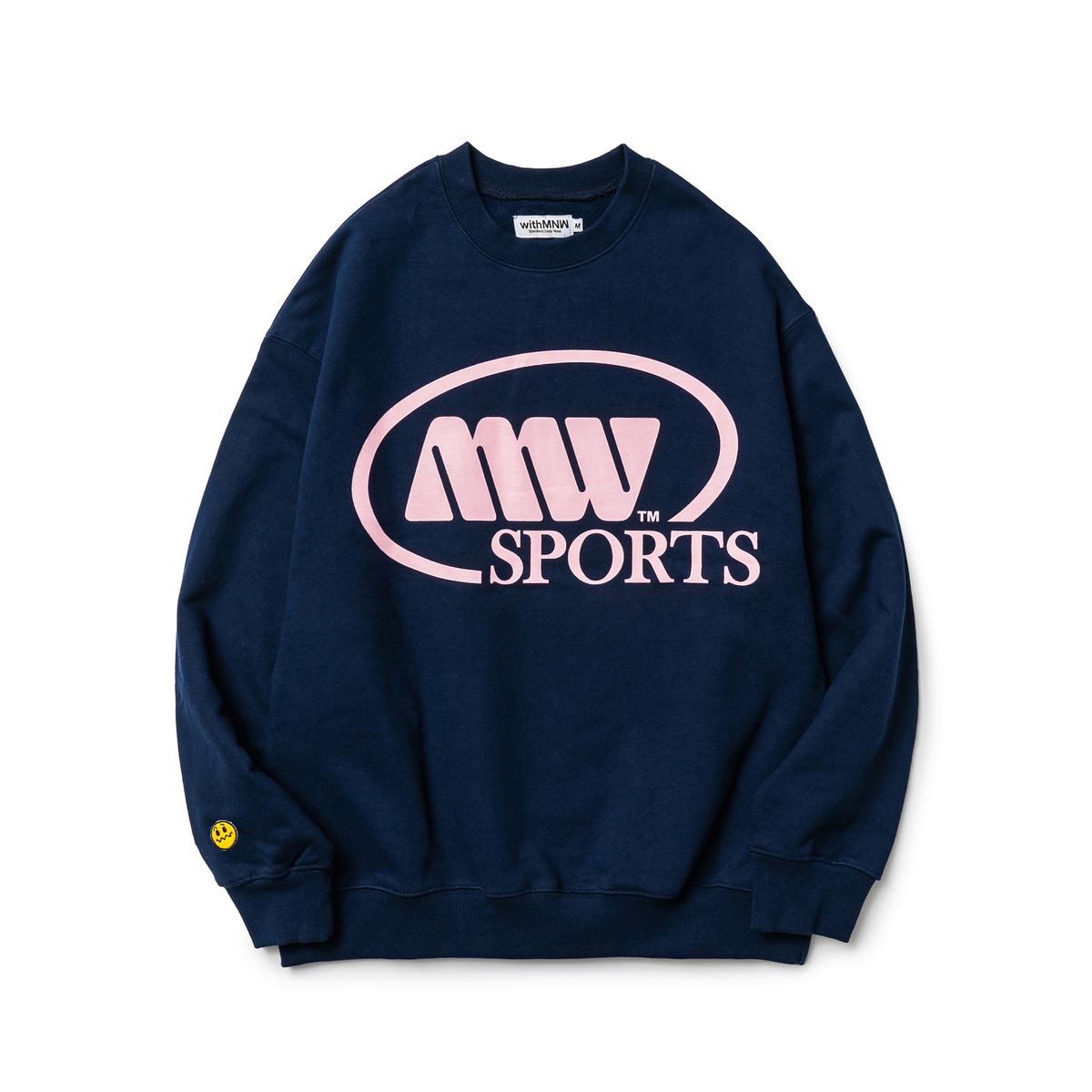 엠엔더블유(MNW) SPORTS LOGO CREWNECK NAVY