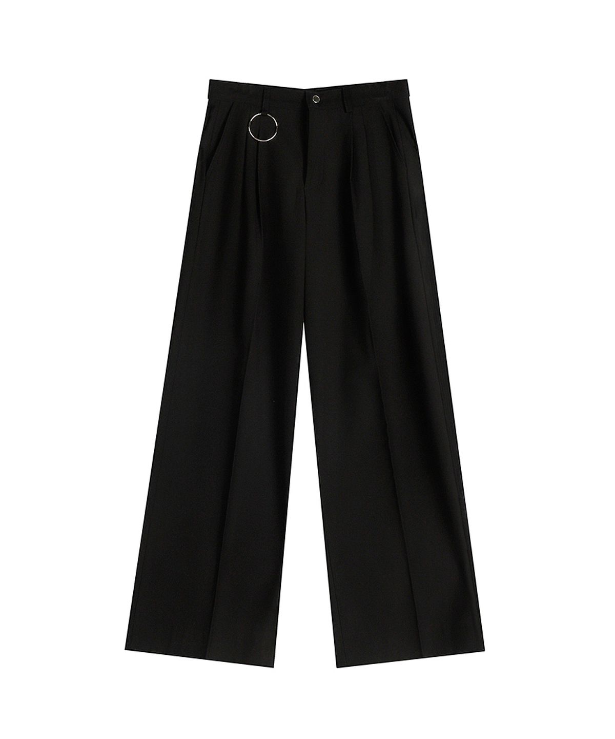 어반드레스(AVANDRESS) Tuck Ring Slacks BLACK