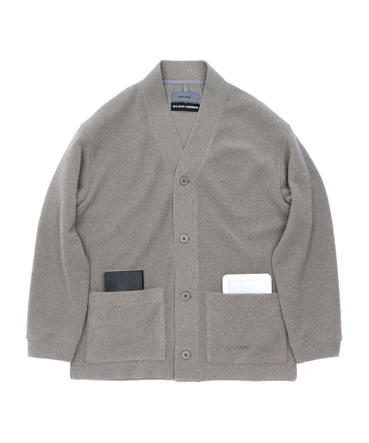 로이터로이터(LOITER LOITER) 19℃ W1R1 CARDIGAN / GREY