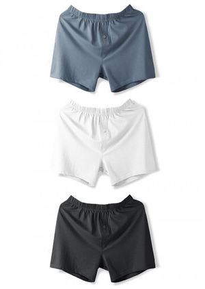 코튼 복서 트렁크 남성용 3colors - 3P