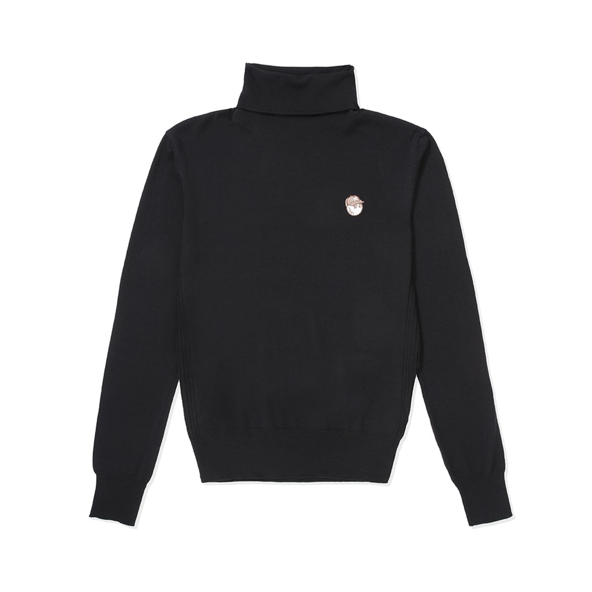 말본 골프(MALBON GOLF) Malbon 파인 울 스웨터 BLACK (WOMEN)