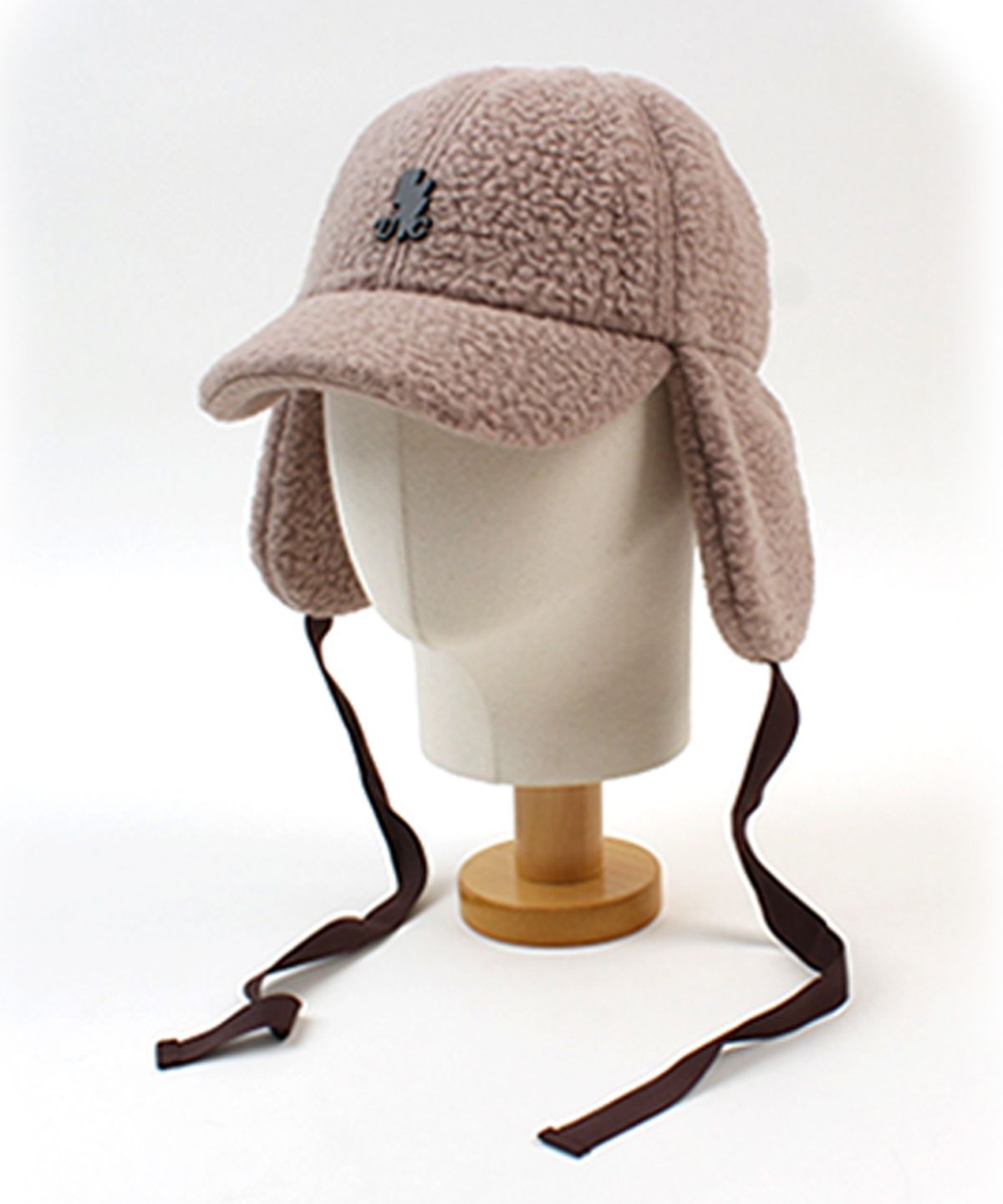 유니버셜 케미스트리(UNIVERSAL CHEMISTRY) BKThunder Beige Fleece Earflap Cap 귀달이모자