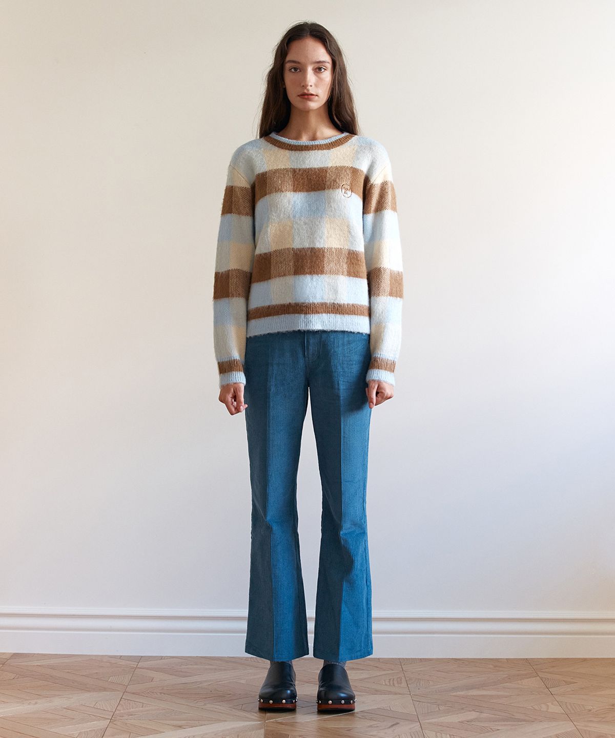 로라로라(ROLAROLA) CORDUROY COLOR PANTS BLUE