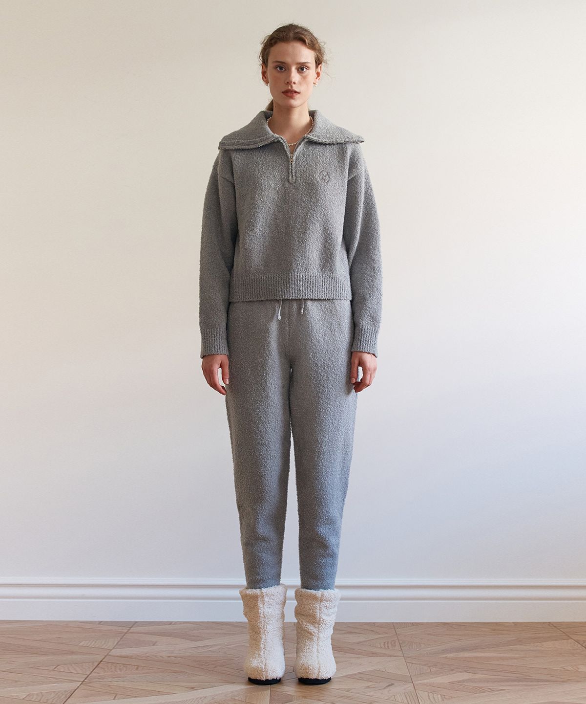 로라로라(ROLAROLA) KNIT PANTS GRAY
