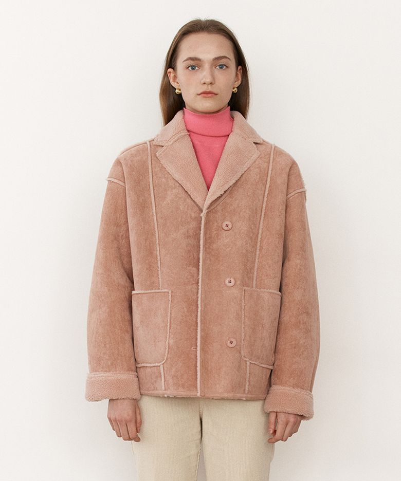 REVERSIBLE MUSTANG JACKET PINK