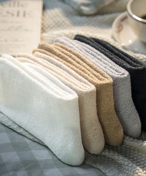 [5팩] 데일리 컬러 장목 수면양말