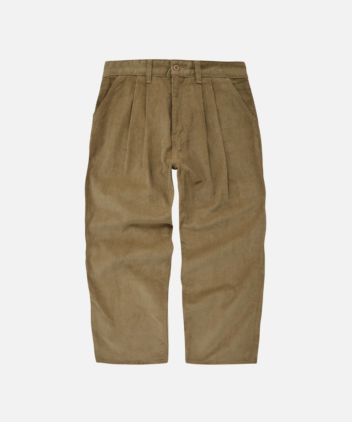 프리즘웍스(FRIZMWORKS) CORDUROY COMFORT TWO TUCK PANTS _ BEIGE