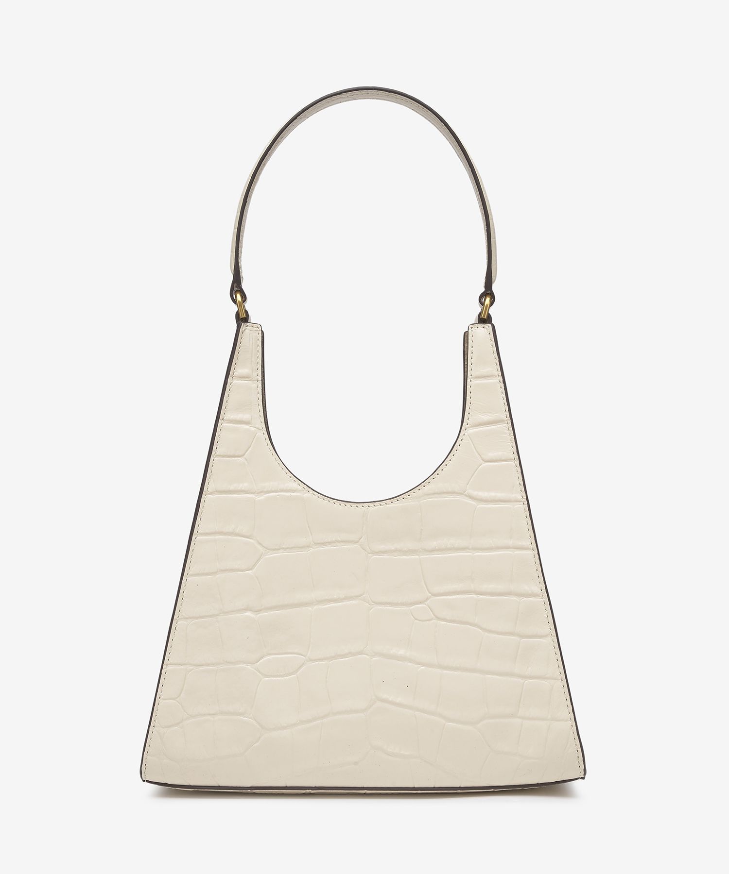 【STAUD】レイ クロコダイル エンボスド トートバッグ/追跡可能 MUSINSA | STAUD Ray Crocodile Embossed Tote Bag - White