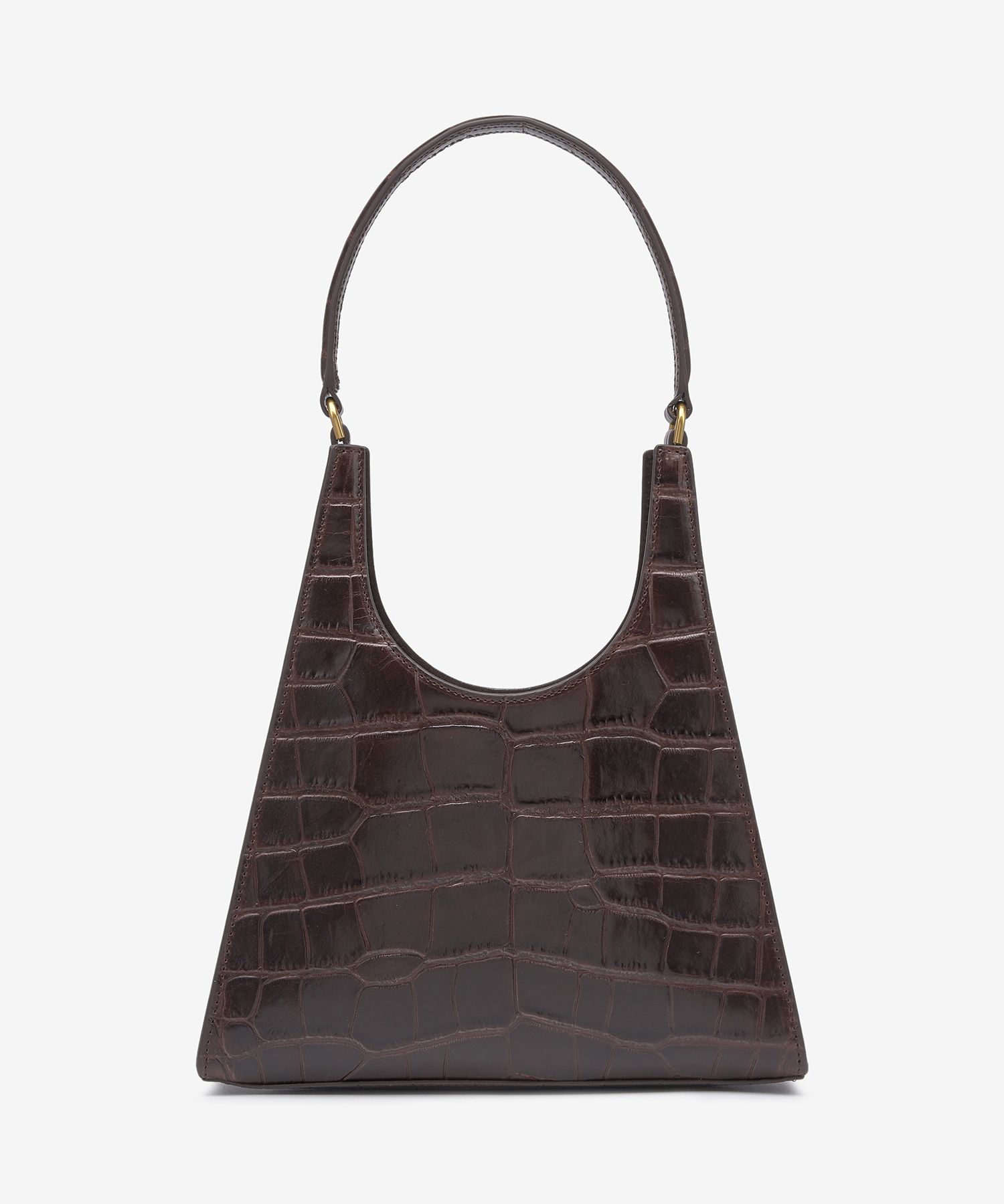 【STAUD】レイ クロコダイル エンボスド トートバッグ/追跡可能 MUSINSA公式 | STAUD Ray Crocodile Embossed Tote Bag - Brown