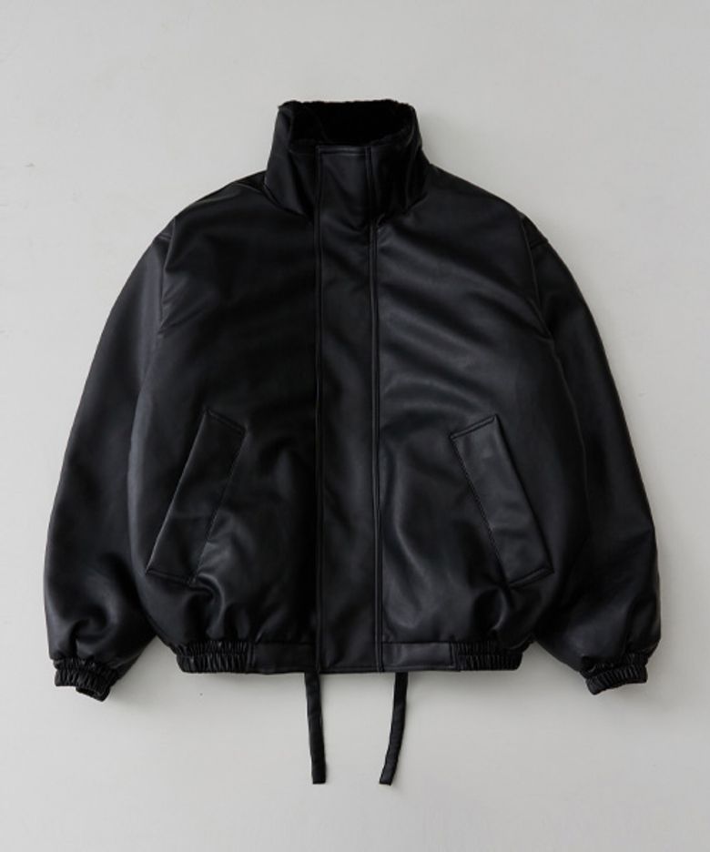 70103 VEGAN LEATHER MUSTANG_BLACK