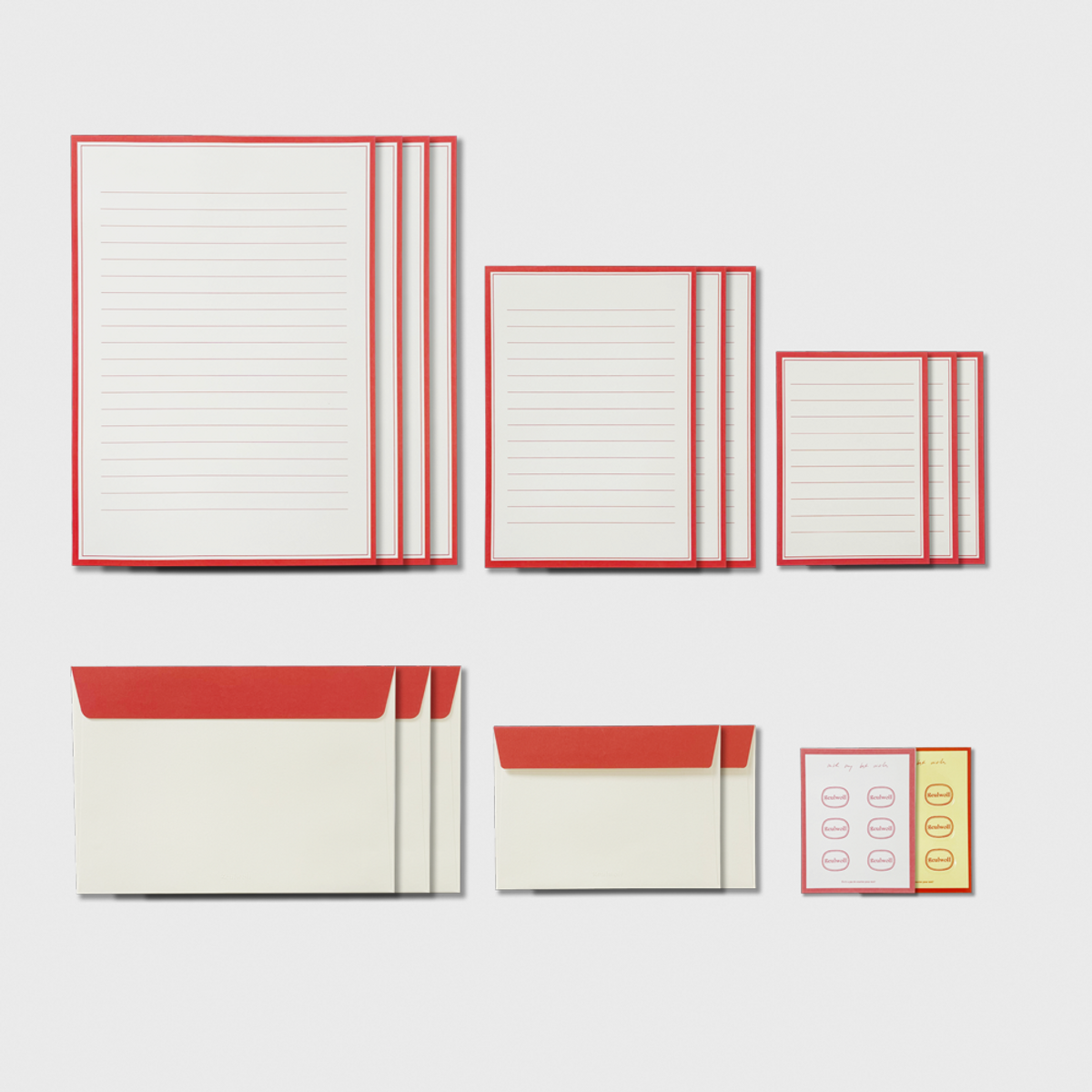 글월(GEULWOLL) Letter SetㅣClassic Red