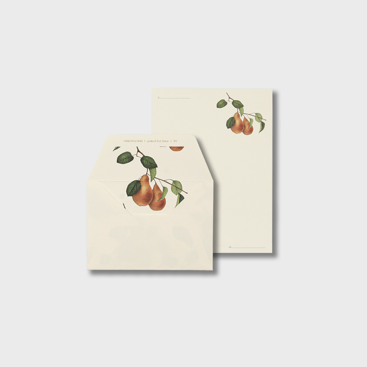 글월(GEULWOLL) Letter Set l Fruit Series 03 Chaumontel Pear