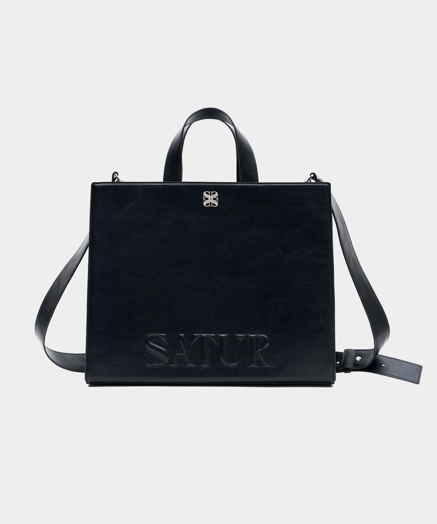 MUSINSA公式 | SATUR All Day logo medium tote bag