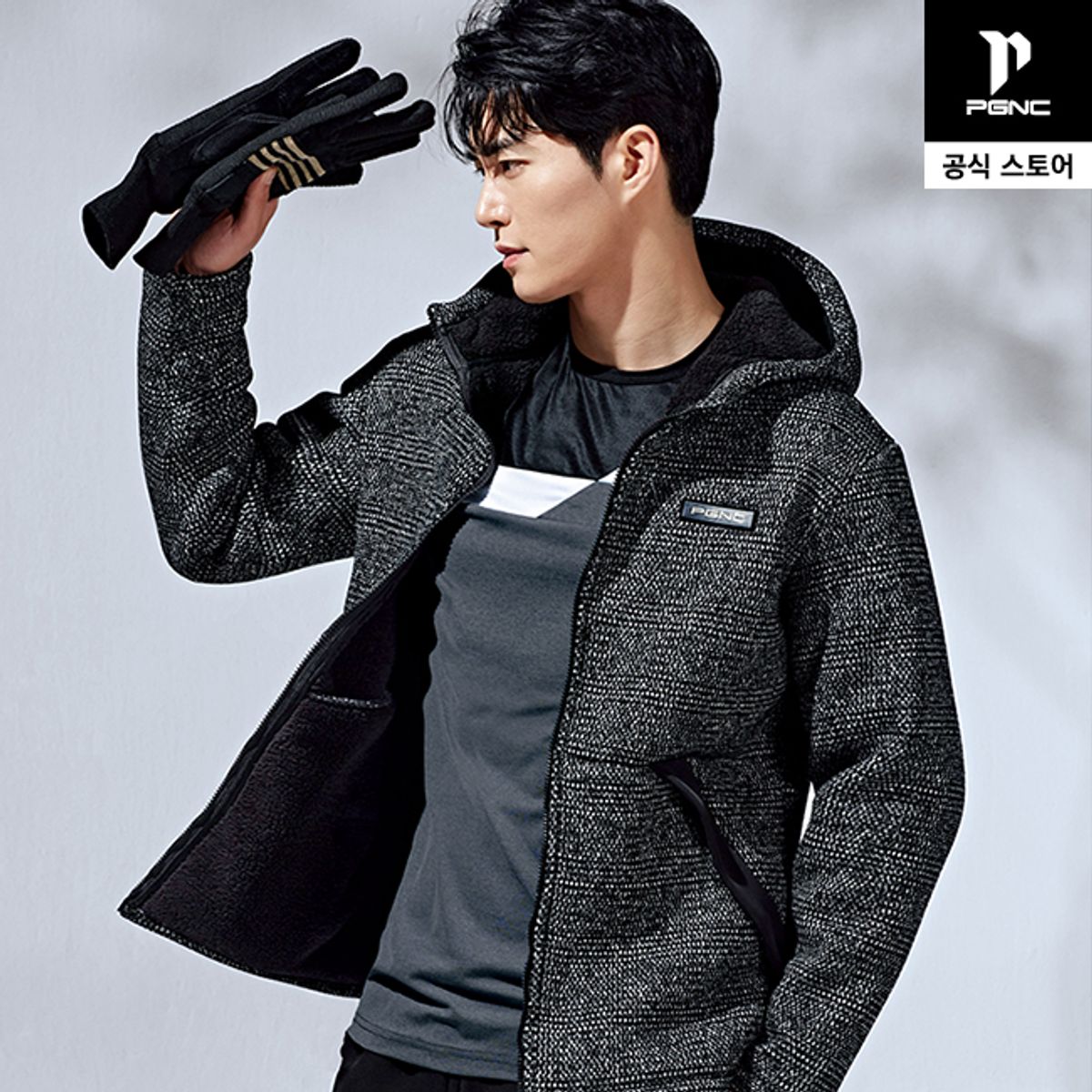 패기앤코(PEGGYNCO) 데일리 후드집업 아우터 534