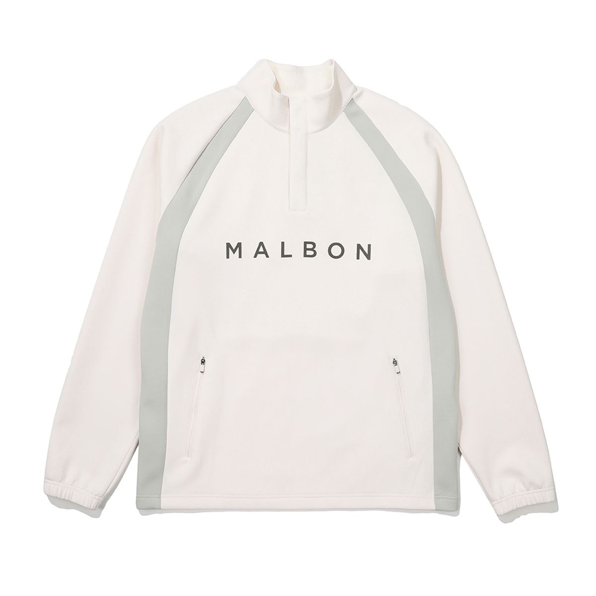 말본 골프(MALBON GOLF) 하이브리드 폴라 플리스 티셔츠 BEIGE (MAN)