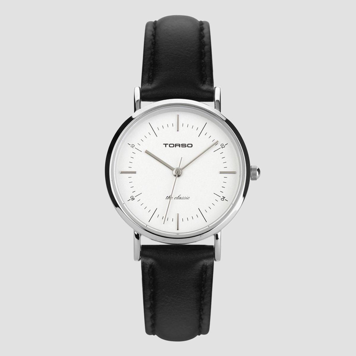 토르소(TORSO) T41L-F-SSBK 더클래식 쿼츠 28mm 여자 가죽시계