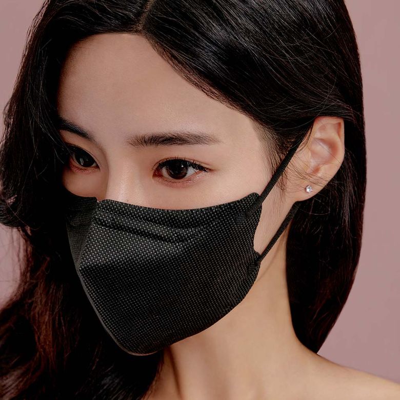 KF필터 새부리형 아이테라 원킬 살균 마스크 트루블랙 (중형/대형) 10매