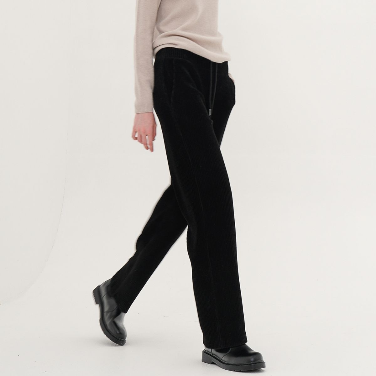 아쿠드(ACUD) Corduroy Bending Pants _Black