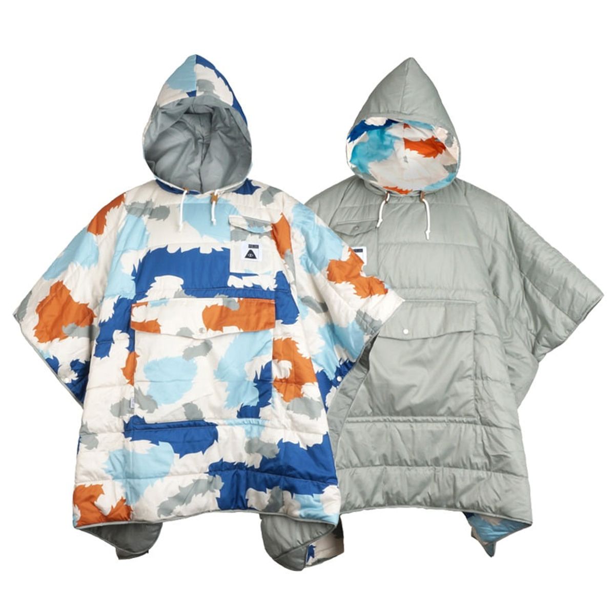 폴러스터프(POLERSTUFF) PONCHO Caraml Furry Camo