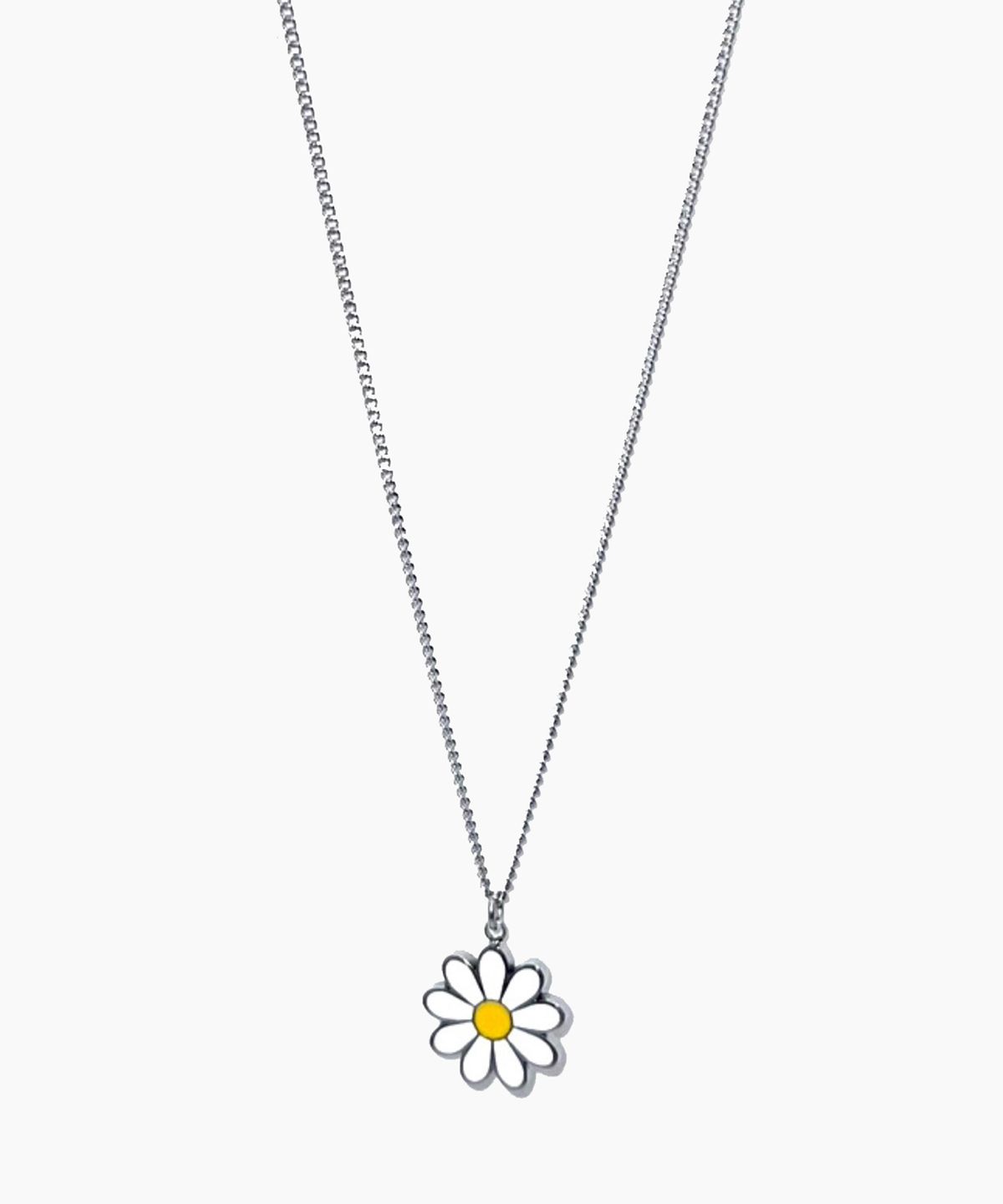 셉텐벌5(SEPTEMBER5) Bold sunflower chain necklace
