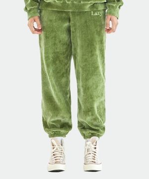 레이지 코듀로이 조거팬츠 올리브