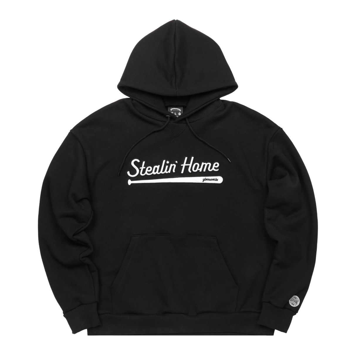 글러브웍스(GLOVEWORKS) Stealin Home Hoodie  (Black)