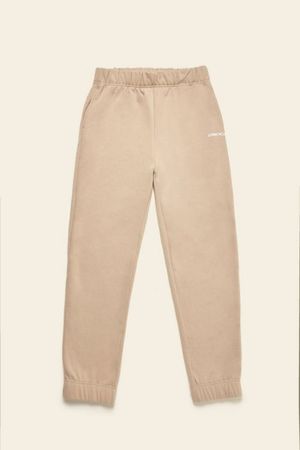 리사이클 쭈리 퍼 베이지 조거팬츠