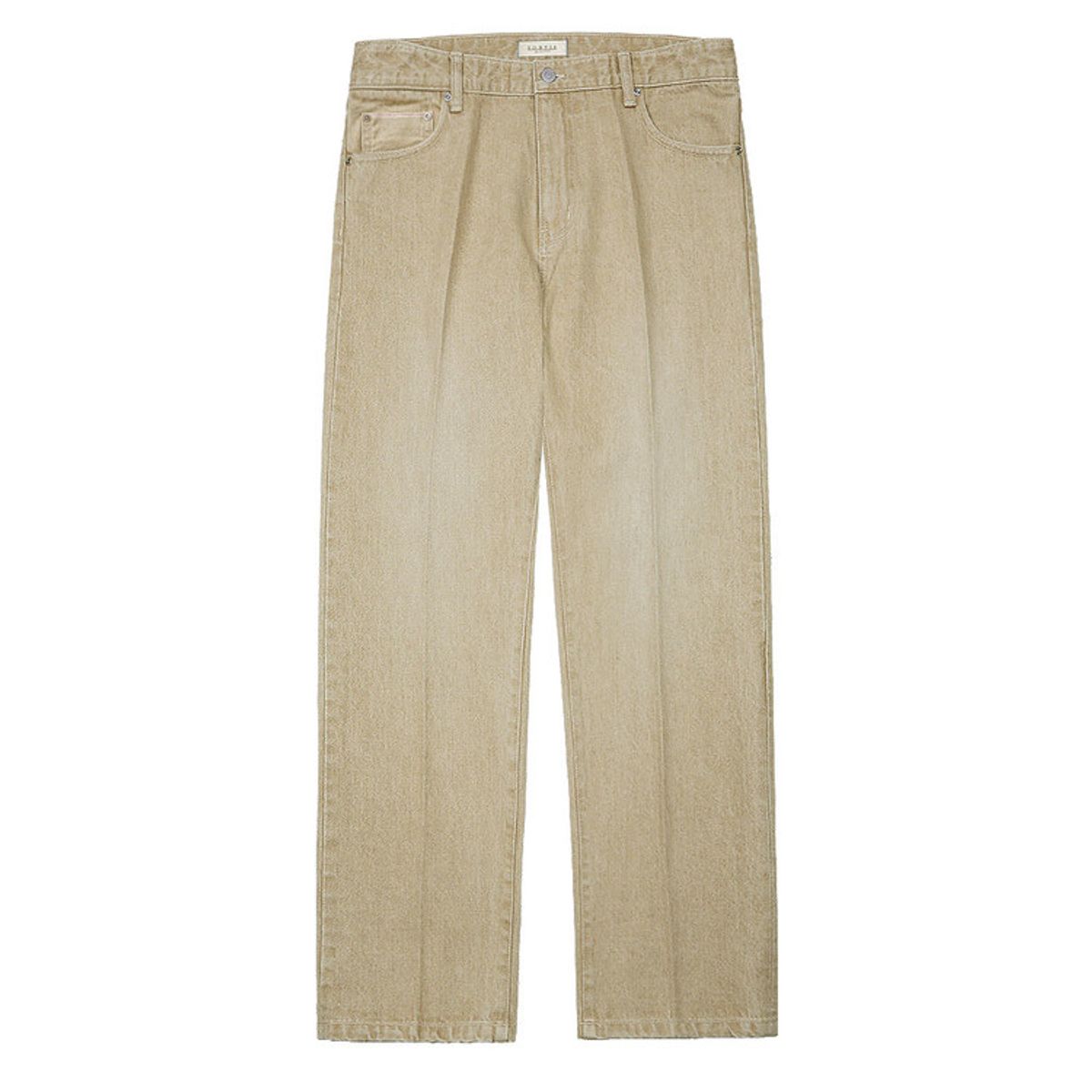 솔티(SORTIE) 520 Selvedge denim Jeans (Sand Beige)