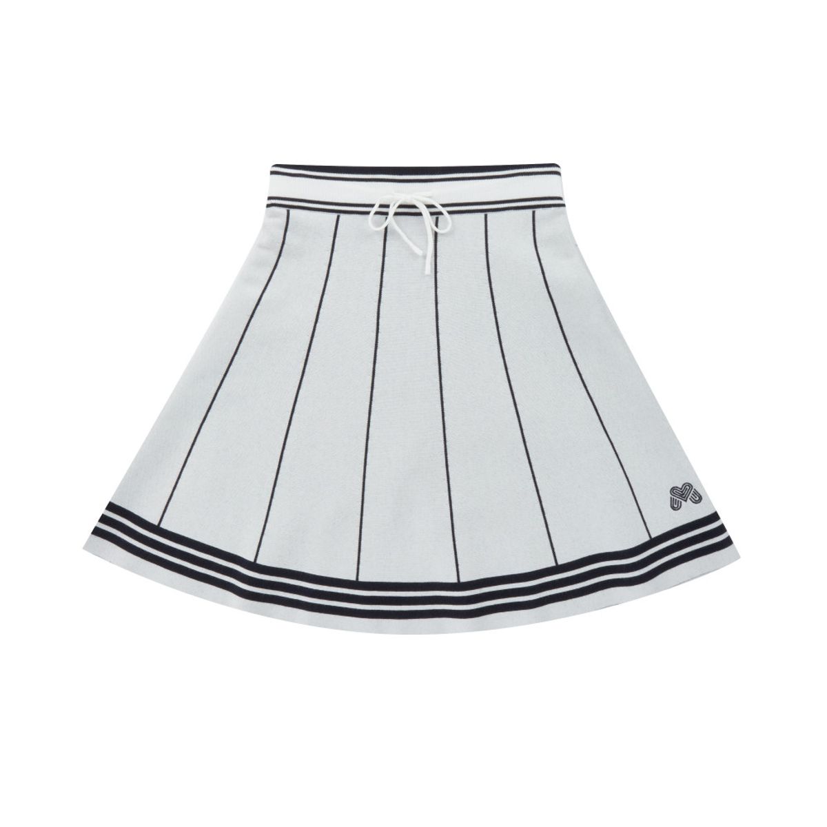 마틴골프(MARTINE GOLF) Double Weaving Knit Skirt_White