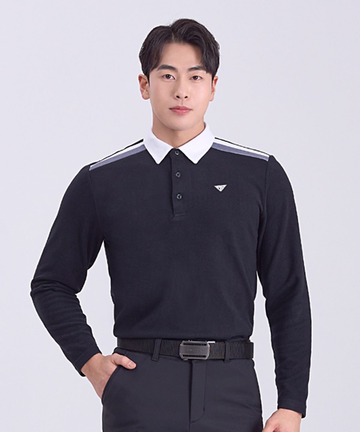 다운블로우(DOWNBLOW) FW 남자골프웨어 어깨배색 카라티셔츠 DB6104