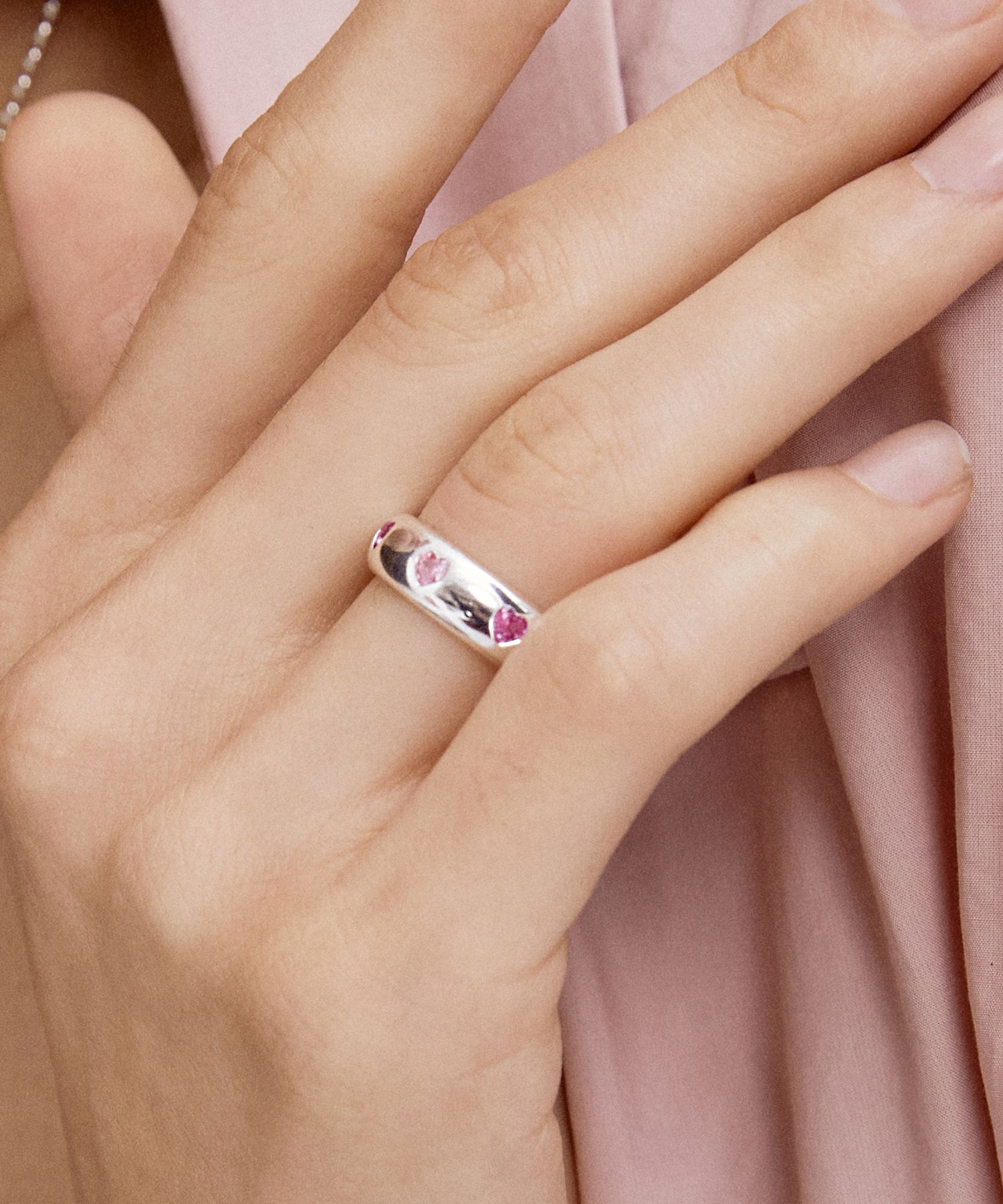 指輪・リング [TATIANA] (SILVER925) Heart Dot Cubic Ring CR1820 MUSINSA公式 | TATIANA (SILVER925) Heart Dot Cubic Ring CR1820