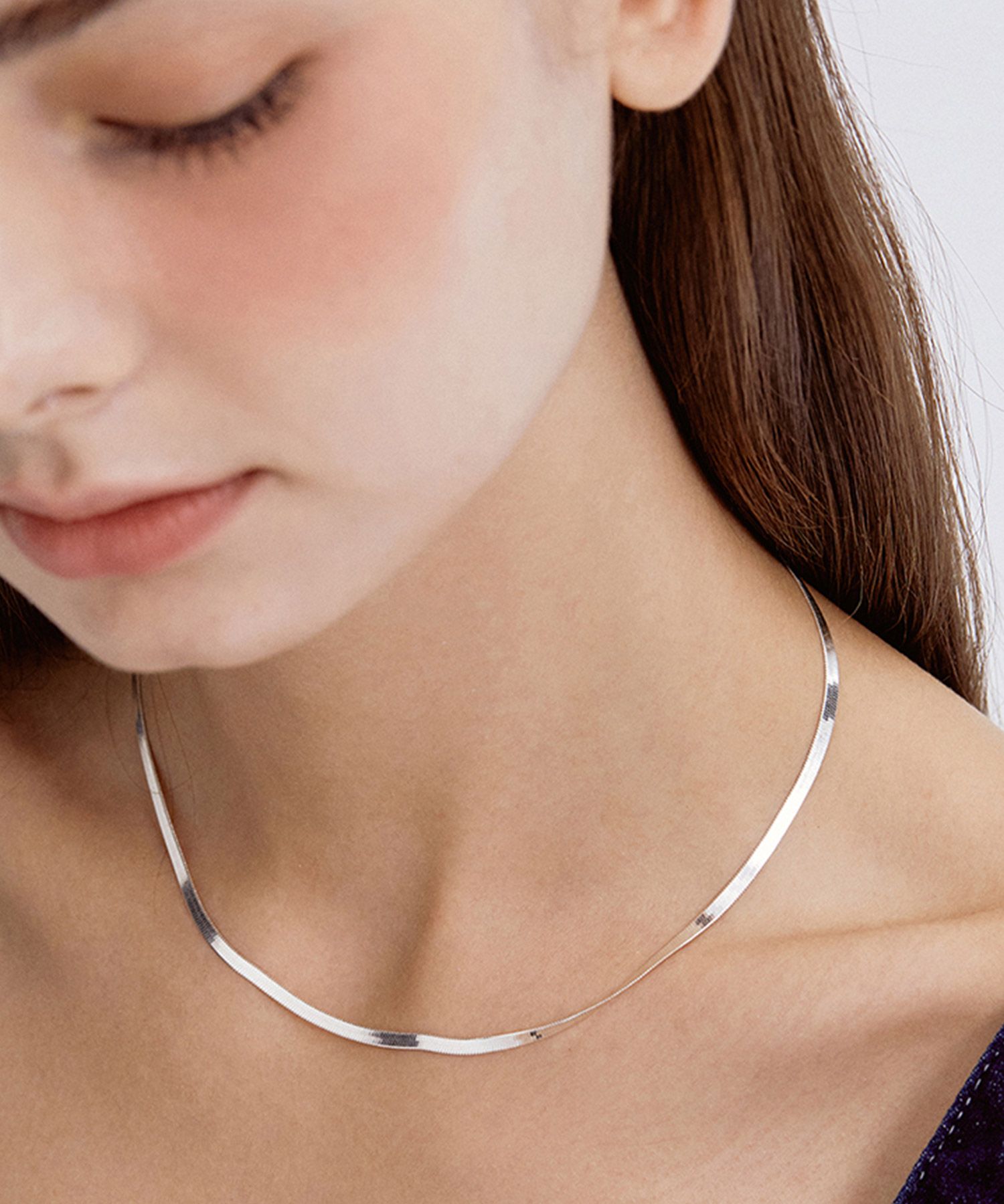 [TATIANA] 22SS新作☆Mother-of-pearl egg chain Necklace MUSINSA | TATIANA (Silver 925) Mother of Pearl Flower Egg