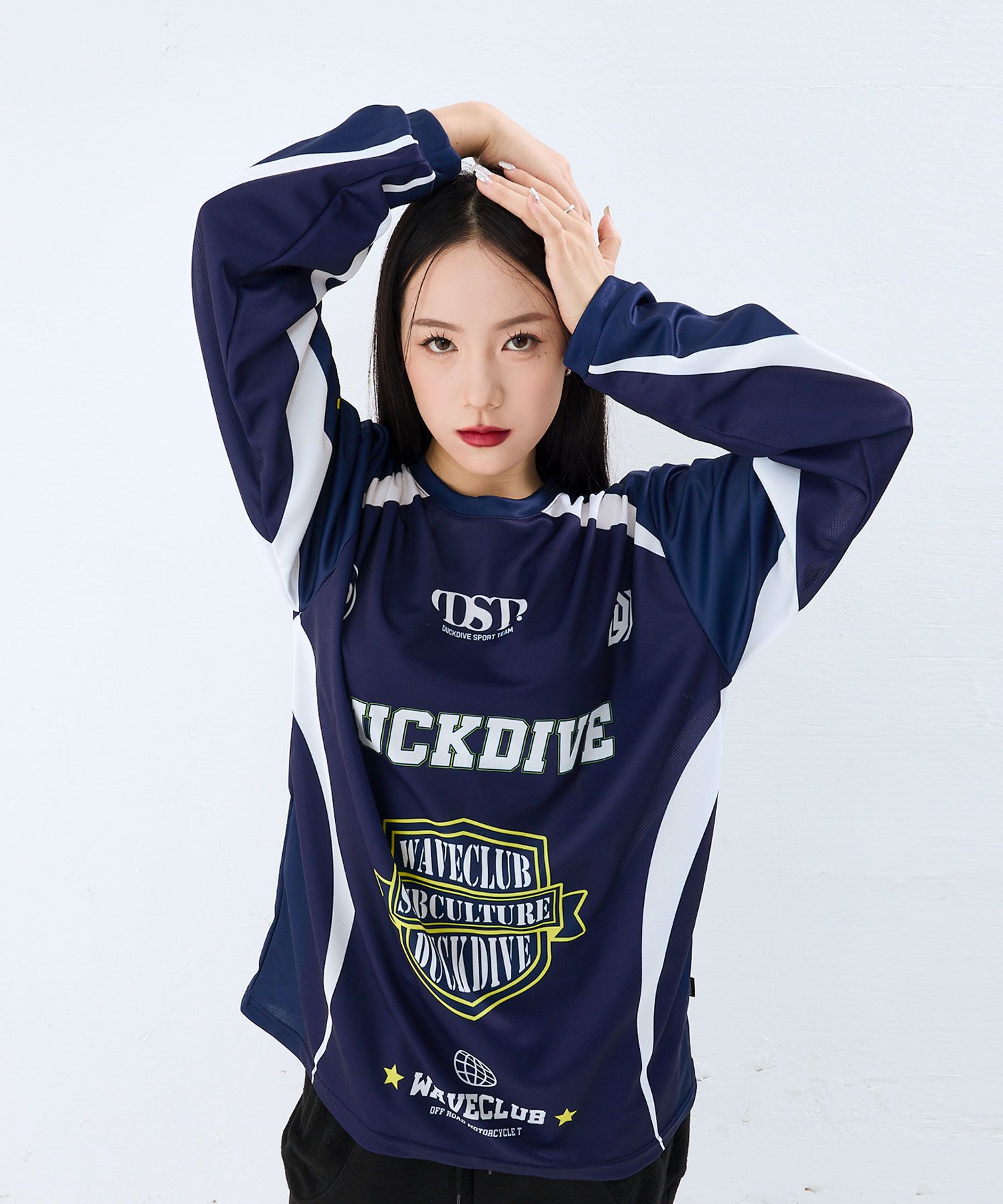 DUCKDIVE off load mesh long sleeve