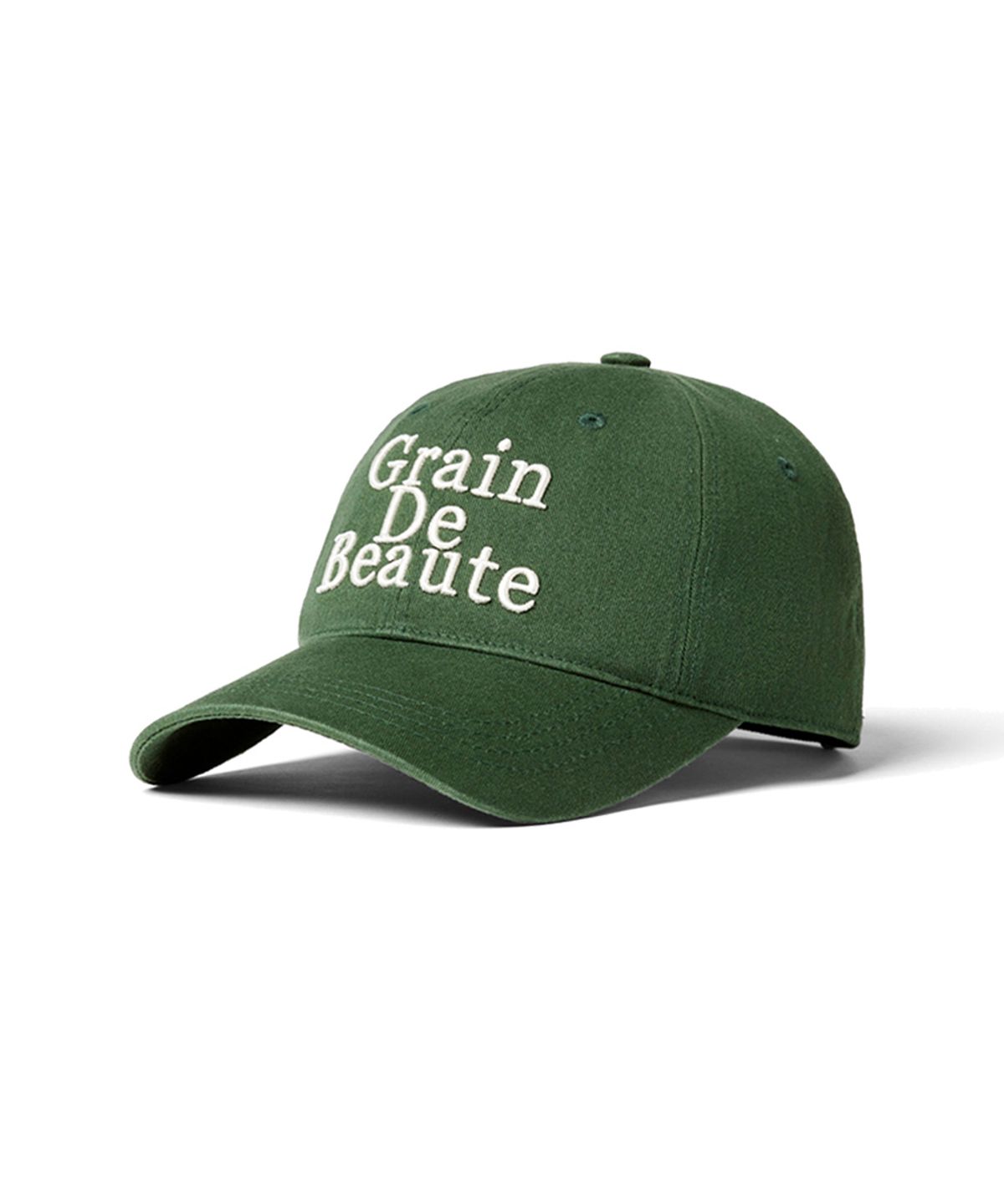 그랭드보떼(GRAIN DE BEAUTE) Signature Ball Cap [Dark Green]