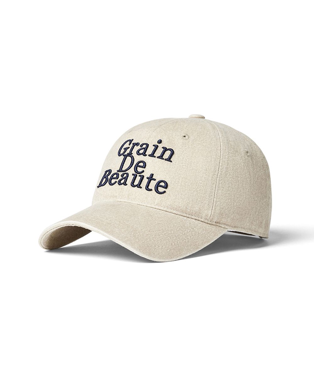 キャップ [ GRAIN DE BEAUTE ] Signature Ball Cap (11 COLOR) MUSINSA | GRAIN DE BEAUTE Signature Ball Cap [Dark Beige]