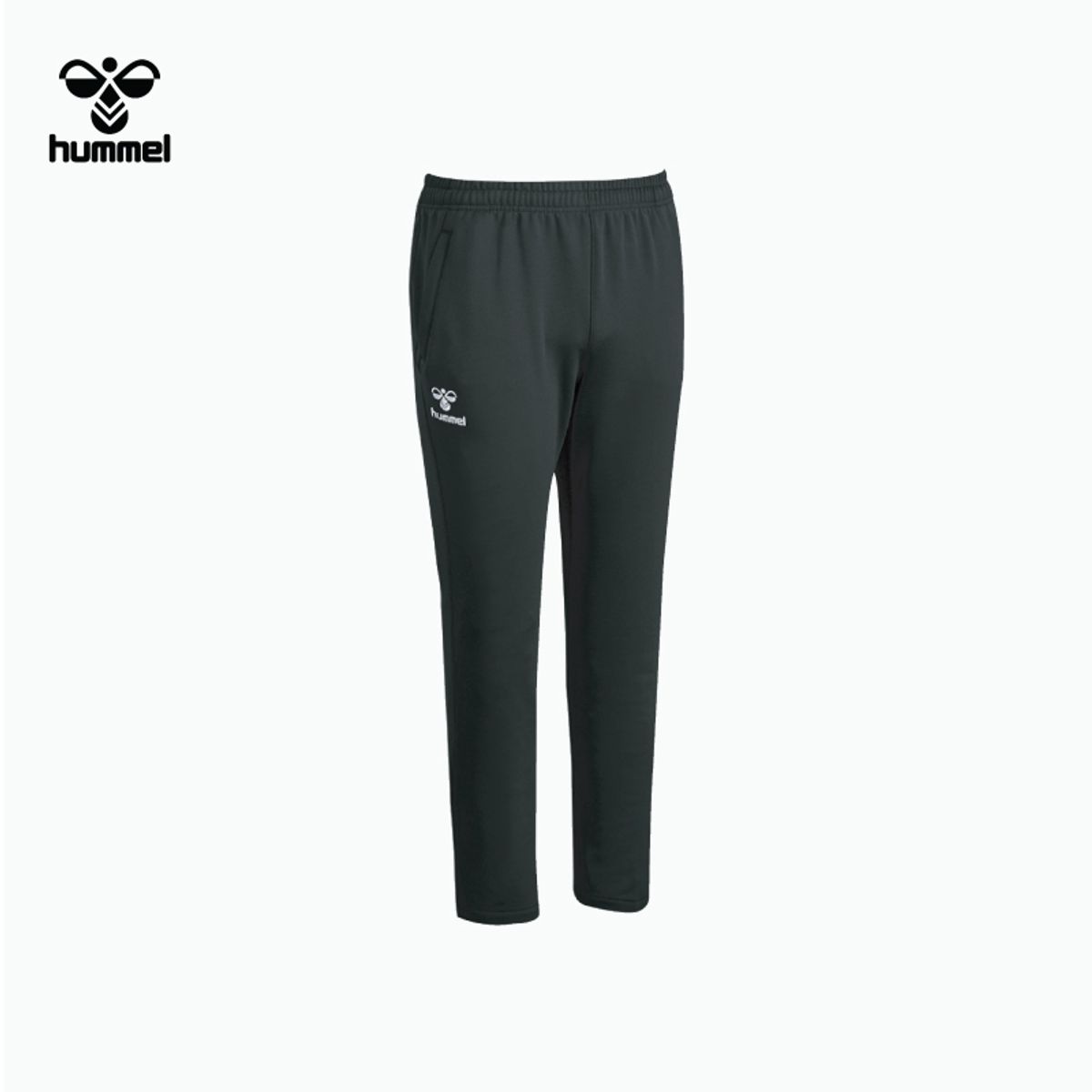 험멜(HUMMEL) 기모 레귤러핏 팬츠 - 블랙 (HM-P2524)