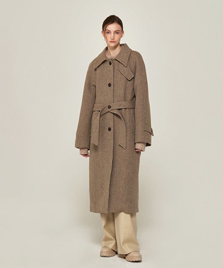 BALMACAAN SINGLE COAT (BEIGE)