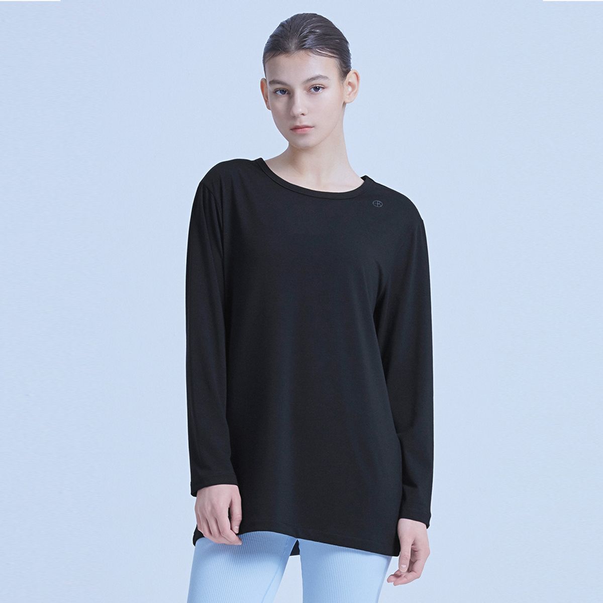 배럴(BARREL) 배럴핏 박시핏 롱 슬리브 블랙 (BI1WFSH32BLK)