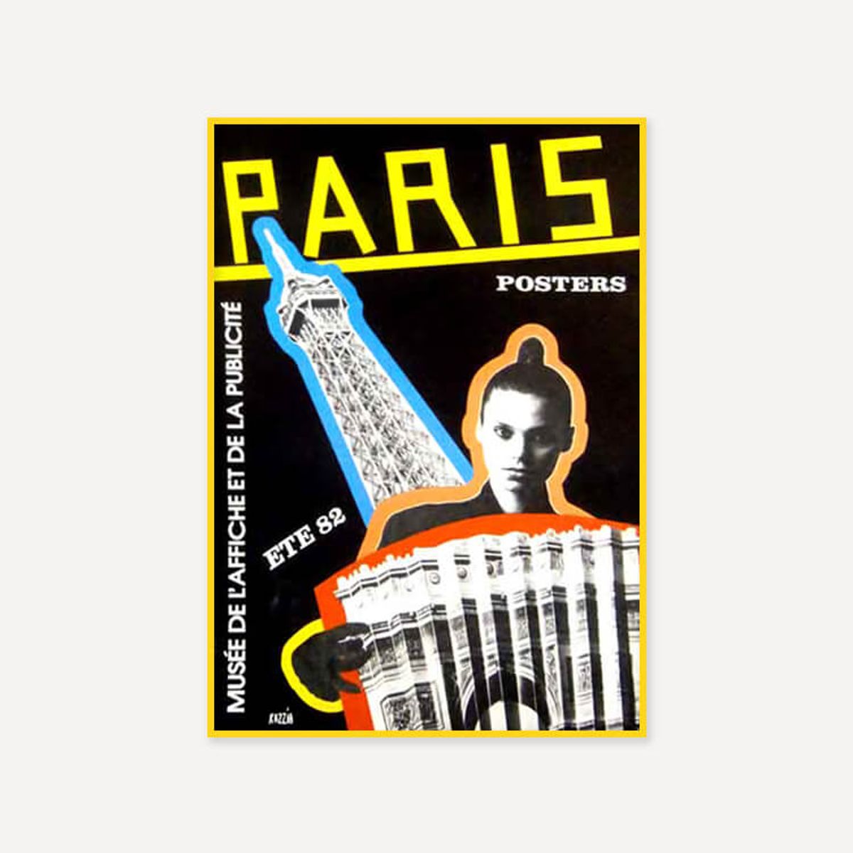 그릿시즌(GREET SEASON) 라지아 Paris Exhibition, 1982 (액자 포함)
